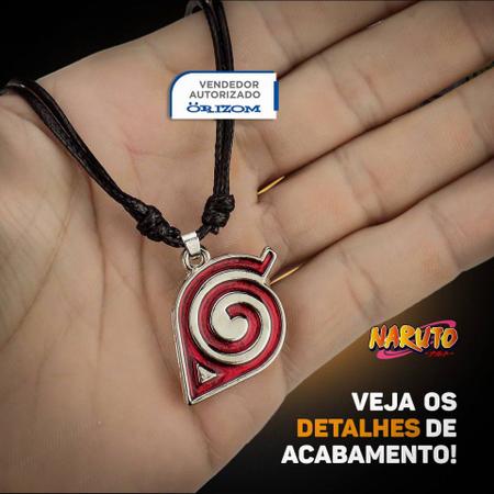 Colar Feminina Nuvem Naruto Anime Nota Fiscal Orizom - Colar