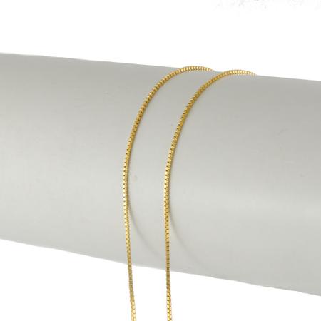 Imagem de Colar Feminino Ouro 18k Corrente Veneziana 1.0 70 Cm Cordão