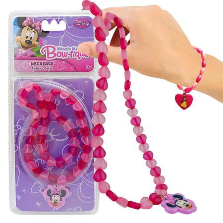 Imagem de Colar Minnie + Pulseira + Quebra Cabeça Princesas Disney