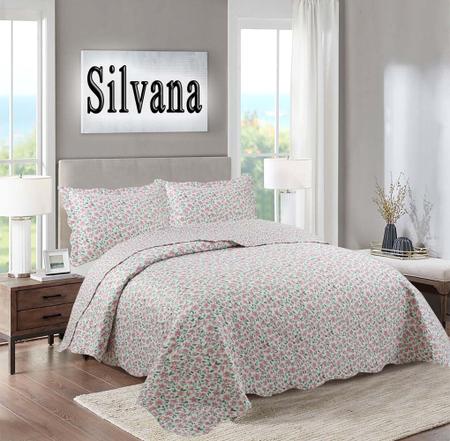 Colcha Cobre Leito Solteiro Patchwork Dupla Face - Rozac Imagem de Colcha Cobre Leito Solteiro Patchwork Dupla Face - Rozac