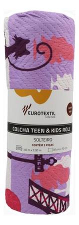 Imagem de Colcha Cobre Leito Teen & Kids Solteiro Paris Girl