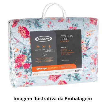 Colcha Dupla Face Bouti Solteiro 2 Peças Lepper Imagem de Colcha Dupla Face Bouti Solteiro 2 Peças Lepper