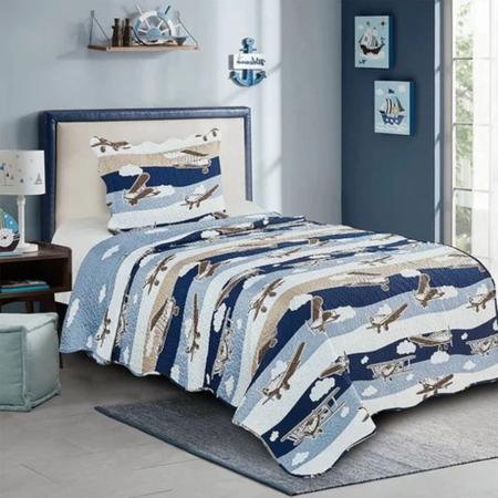 Colcha Evolution Patchwork Infantil Solteiro Camesa Imagem de Colcha Evolution Patchwork Infantil Solteiro Camesa