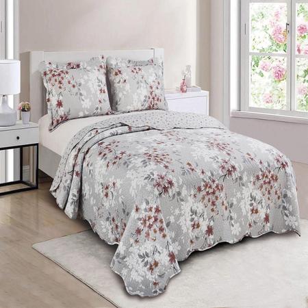 Imagem de Colcha Evolution Patchwork Solteiro 160X230 Ferina Camesa