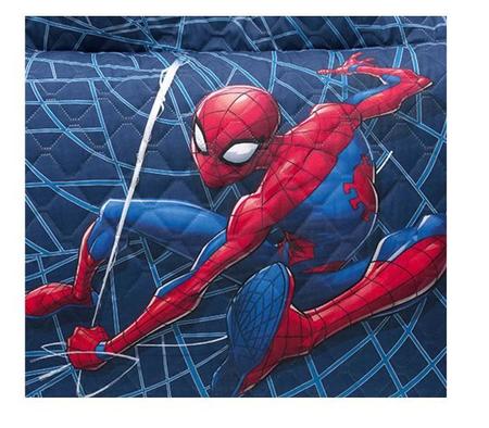 Colcha infantil solteiro homem aranha 1 pc 160x235 - HEDRONS Imagem de Colcha infantil solteiro homem aranha 1 pc 160x235