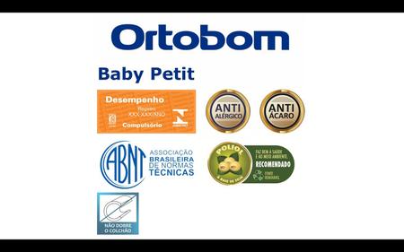 Imagem de Colchão Baby Malha Petit Perle 12x70x130 - ecido em malha, Espuma D18, antialérgico e antiácaro - Ortobom