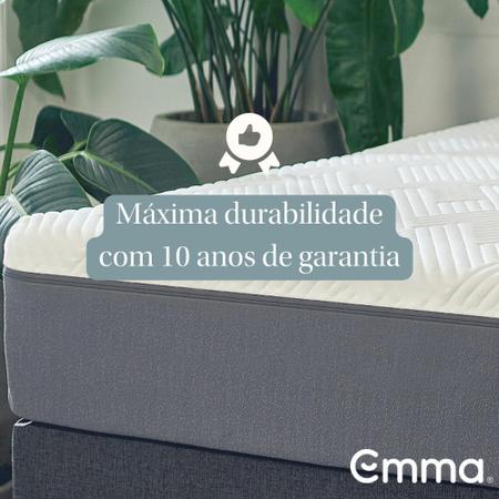 Imagem de Colchão Casal Emma Premium Hybrid  Molas Ensacadas AirFlex e 10 anos de garantia - 138X188cm