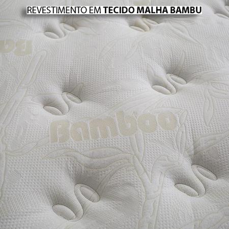 Imagem de Colchão Casal Herval Channel Bambu, Molas Ensacadas, 138 cm