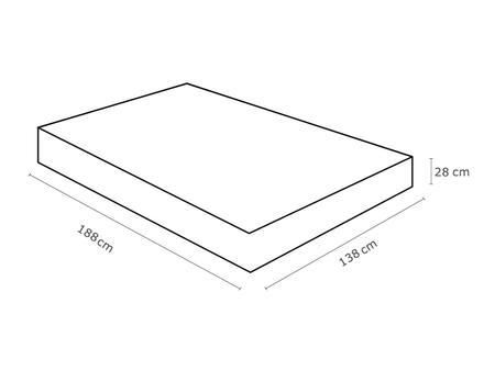 Imagem de Colchão Casal Mola Bonnel System 138x188cm