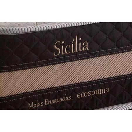 Imagem de Colchão Casal Molas Ensacadas  MasterPocket Sicília Euro Pillow (138x188x26) - Herval