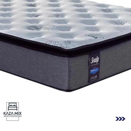 Colch o Casal Sealy Molas Ensacadas Correct Comfort Starck Pillow