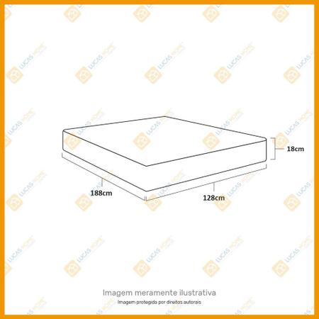 Imagem de Colchão De Espuma D33 Viúva - Ortobom - ISO 100 128cm