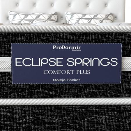 Imagem de Colchão de Molas Ensacadas Solteiro King - Probel - Eclipse Springs Comfort Plus - 96x203x20cm