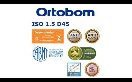Imagem de Colchão ISO 150 D45 Queen Size (158x198x18) - Ortobom