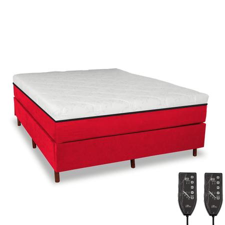 Colchão Magnético 100% de Espuma Linha Premium Hr Soft Massageador 2 Controle Bio + Cama Box - ECO NEW COLCHOES Imagem de Colchão Magnético 100% de Espuma Linha Premium Hr Soft Massageador 2 Controle Bio + Cama Box