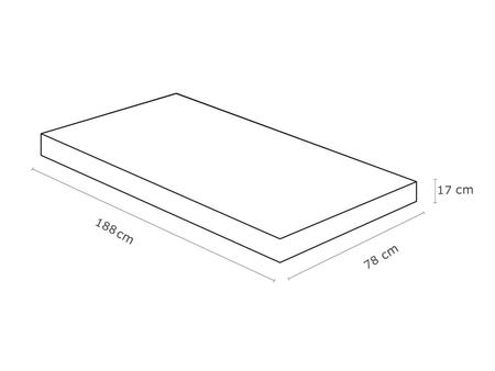 Imagem de Colchão Ortobom Solteiro Espuma D 23 78x188cm