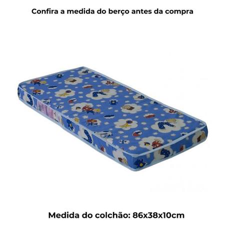 Imagem de Colchão para Mini Berço 86cm BB862 Completa Móveis