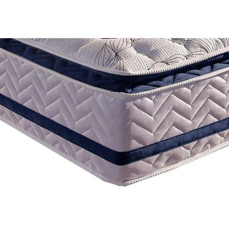Imagem de Colchão Queen Espuma Visco Gel Molas Ensacadas MasterPocket Blue Pillow Top (158x198x32) - Paropas