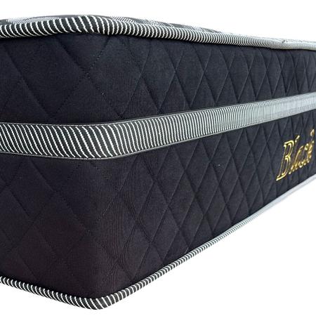 Colchão Royal Black - Queen - 158x198x36cm - Mola Ensacada - PillowTop -  Visco - Relaflex