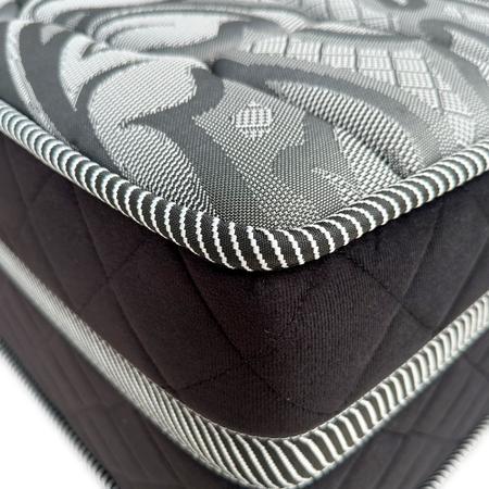 Colchão Royal Black - Queen - 158x198x36cm - Mola Ensacada - PillowTop -  Visco - Relaflex