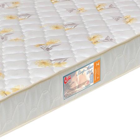 Imagem de Colchão Queen Size Box Espuma D28 Sleep Max 158x198x18 Branco Castor