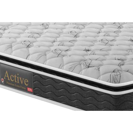 Imagem de Colchão Solteiro Espuma D33  Active Premium Extra Firme Pillow Top (88x188x24) - Pelmex