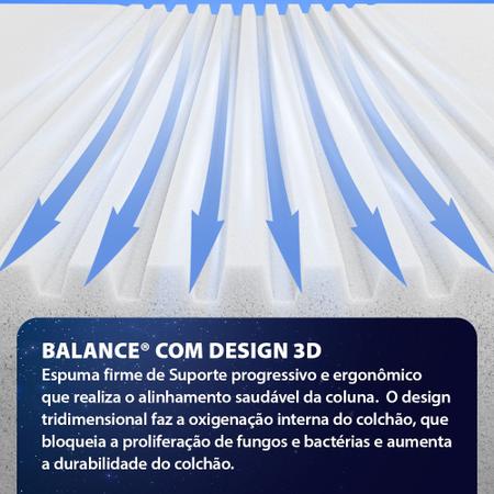 Imagem de Colchão Solteiro Ortopédico Premium Firme com Desing Tridimensional Original - BF Colchões