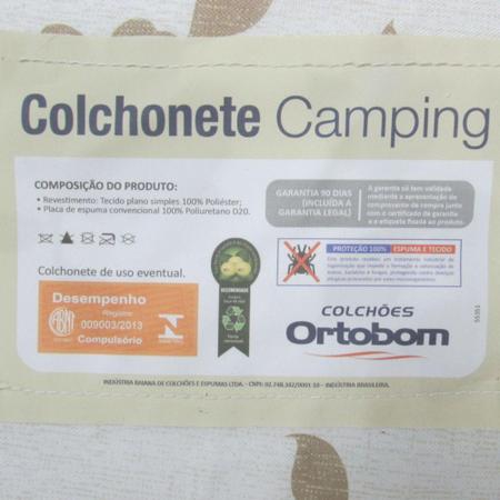 Imagem de Colchonete Acampamento Barraca Ortobom D20 Certificado