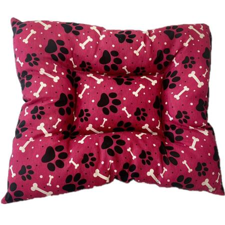 Imagem de Colchonete Cama Caminha Almofada Pet Impermeável Cães Rosa