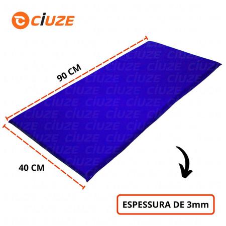 Imagem de Colchonete de Ginástica Fitness 90x40cm Azul