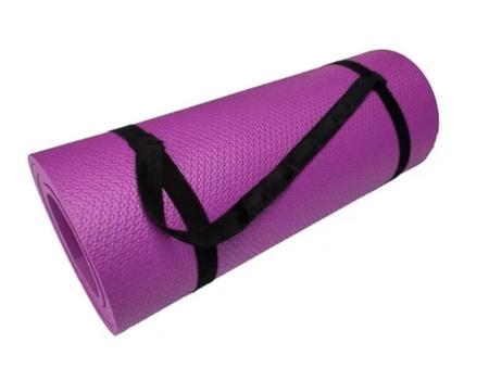 Imagem de Colchonete Tapete Yoga Exercício Treino 100 cm x 50 cm / Boa Qualidade E Densidade - Rosa