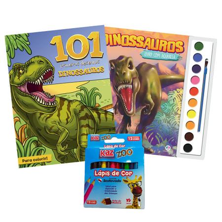 Livro 101 Primeiros Desenhos Dinossauros