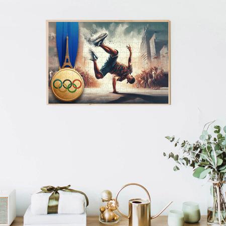 Imagem de Coleção 2 Quebra-cabeças Esportes Olimpicos Dança Breaking de 60 peças