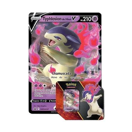 Coleção Cartas Pokemon Poderes V Lata com 25 Cartas - Copag - Deck de  Cartas - Magazine Luiza