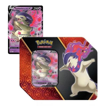 Coleção Cartas Pokemon Poderes V Lata com 25 Cartas - Copag - Deck de  Cartas - Magazine Luiza