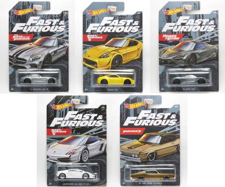 Coleção Com 5 Velozes e Furiosos Hot Wheels Premium Lote L - - Noy  Brinquedos