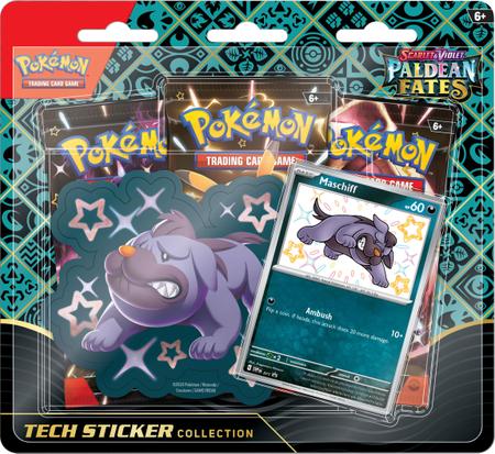 Imagem de Coleção de adesivos Pokémon TCG Scarlet and Violet Paldean Fates