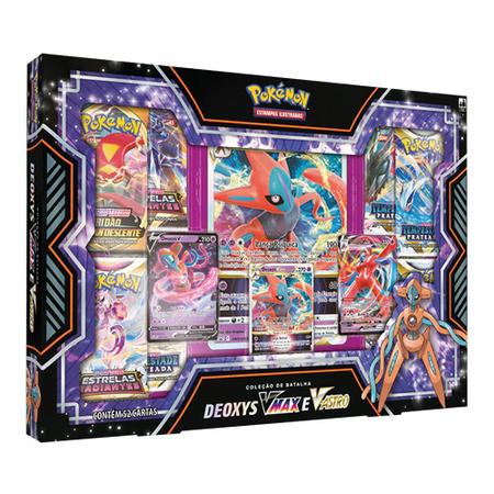 Pacotinho com 5 cartas Pokemon vmax e vstar sortida em Promoção na  Americanas