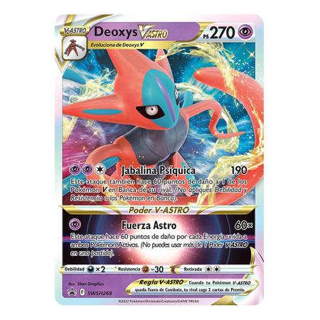 Cartas Pokémon Box Coleção de Batalha Deoxys VMax e VAstro - Copag - Deck  de Cartas - Magazine Luiza