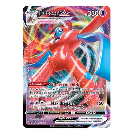 Cartas Pokémon Box Coleção de Batalha Deoxys VMax e VAstro - Copag - Deck  de Cartas - Magazine Luiza