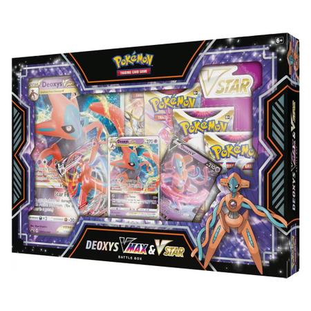 Coleção De Batalha Pokémon Deoxys Vmax E V-astro 32162 Copag