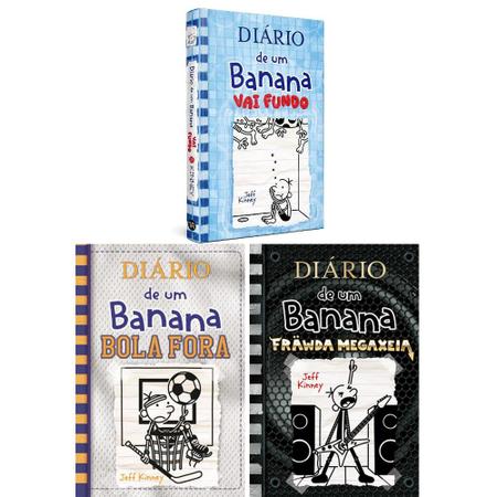 Imagem de Coleção Diário de um Banana - Vol 15, 16 e 17: VAI FUNDO + BOLA FORA + FRAWDA MEGAXEIA