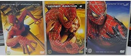 Imagem de colecao homem aranha 1 2 3 espetacular 1 2 dvd original lacrado