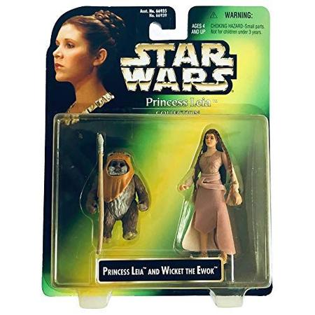 Imagem de Coleção Princesa Leia Star Wars - Action Figure Leia e Wicket os Ewoks pela Kenner