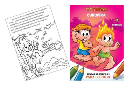 Turma da Mônica - Lendas Brasileiras para Colorir - Curupira - Livraria da  Vila