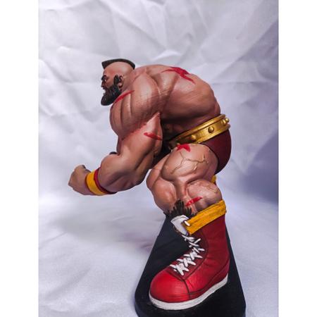 BUSTO ZANGIEF STREET FIGHTER MDF