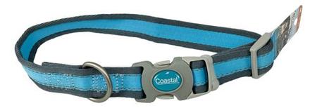 Coleira Ajustável Refletiva Coastal Para Cães Passeio Azul M Imagem de Coleira Ajustável Refletiva Coastal Para Cães Passeio Azul M