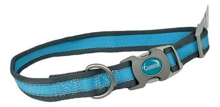 Coleira Ajustável Refletiva Coastal Para Cães Passeio Azul M Imagem de Coleira Ajustável Refletiva Coastal Para Cães Passeio Azul M
