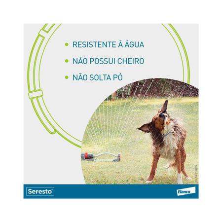 Imagem de Coleira Antipulgas e Carrapatos Seresto para Cães e Gatos até 8 Kg Elanco