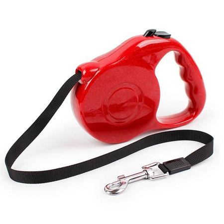 Coleira Guia Retrátil Pet Cachorros Gatos 5 Metros Até 20Kg - Correia Ecom Imagem de Coleira Guia Retrátil Pet Cachorros Gatos 5 Metros Até 20Kg